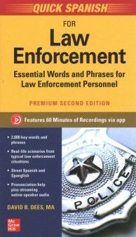 Quick Spanish for Law Enforcement Sale