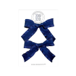 Navy Ruffle Edge Ribbon :: Mini Explorer Pigtail Set For Sale