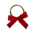 Red Ruffle Edge :: Ribbon Mini Explorer Bow Online Hot Sale