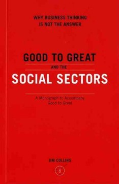 Good to Great and the Social Sectors Hot on Sale