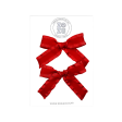 Red Ruffle Edge Ribbon :: Mini Explorer Pigtail Set Fashion