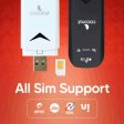 Coconut 4G Dongle - Dual Band, All SIM Support Connect upto 10 devices Internet anytime (Black) Cheap