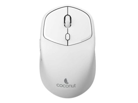 Coconut Jade Wireless Mouse + Bluetooth(White) Online now