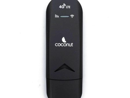 Coconut 4G Dongle - Dual Band, All SIM Support Connect upto 10 devices Internet anytime (Black) Cheap