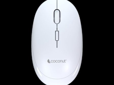 Coconut Glory Wireless & Bluetooth Mouse(White) Supply