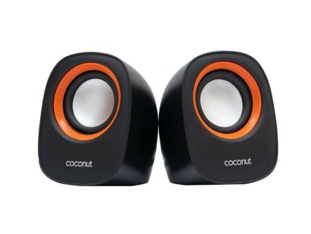 Coconut US07 USB Speaker for Laptop & Computer (Pack Of 2,Multi-Colour) Online Hot Sale