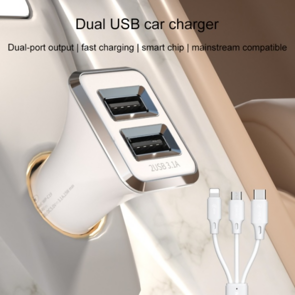 Wk Car Charger Wp-C19(White) Online Hot Sale