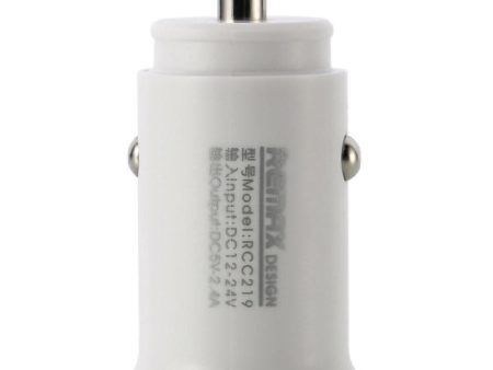 Wk Car Charger Rcc219 2-4A(White) Fashion