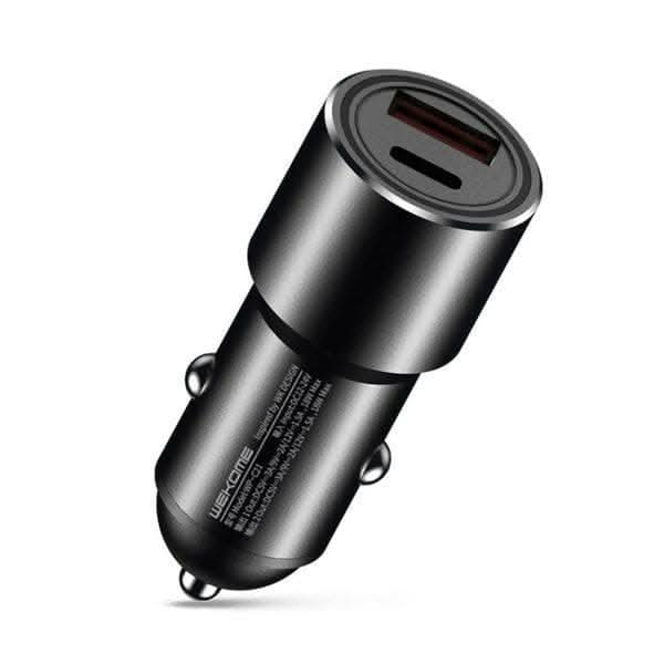 Wk Car Charger Wp-C21(Black) Online now