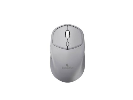 Coconut Jade Wireless Mouse + Bluetooth(Grey) Online Sale