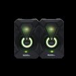 Coconut US04 Jazz USB RGB Speakers fo Laptop & Computer (Pack Of 2) For Cheap