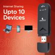 Coconut 4G Dongle - Dual Band, All SIM Support Connect upto 10 devices Internet anytime (Black) Cheap