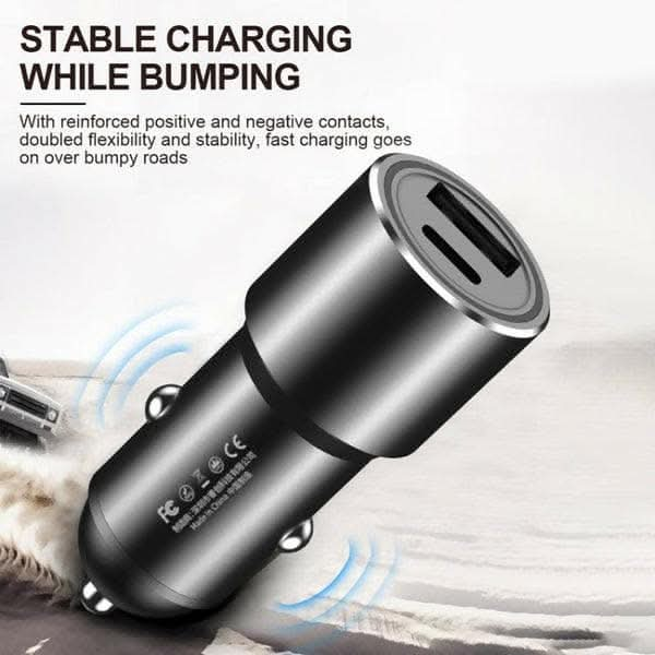 Wk Car Charger Wp-C21(Black) Online now